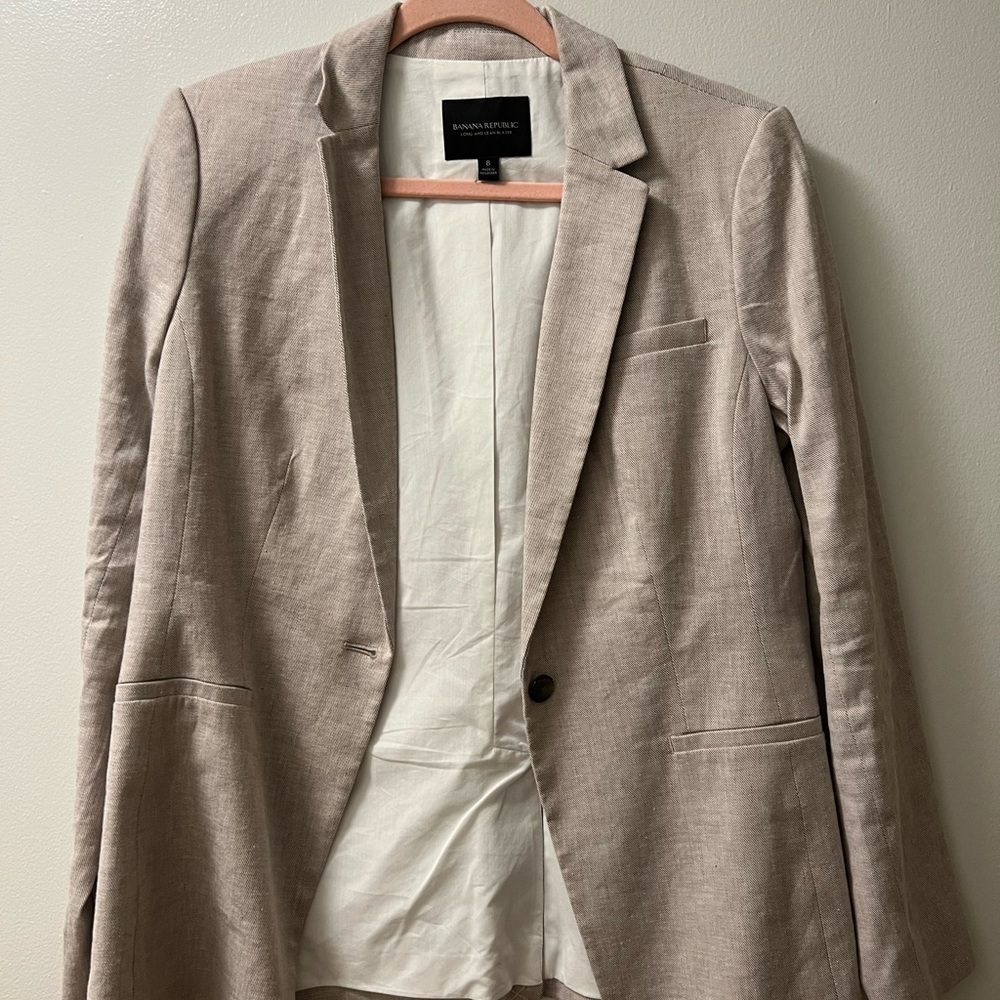 Banana Republic Linen Blazer - NWOT